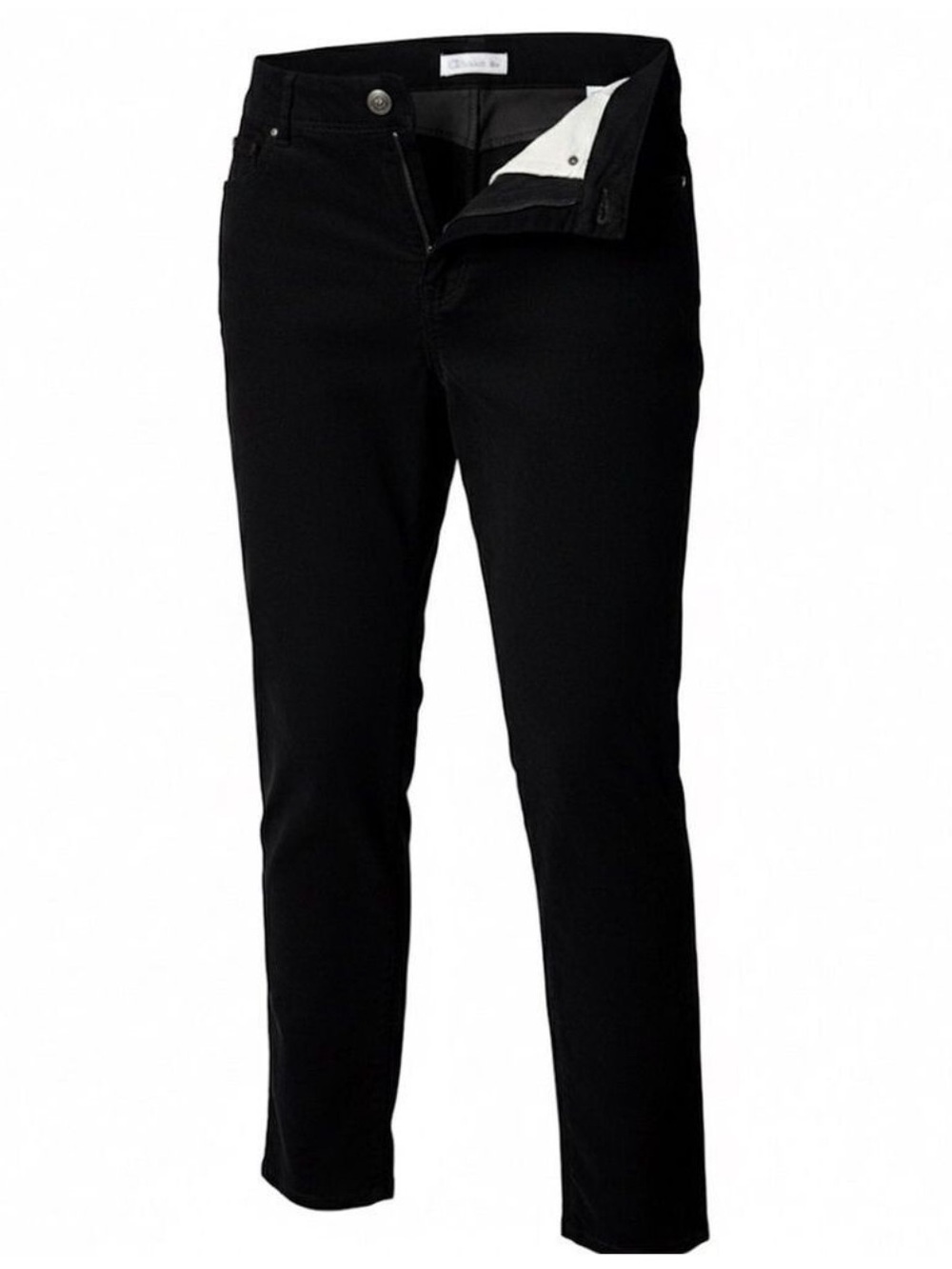 89th + Madison Millennium Black Straight Leg Pants Size 10 Stretch Work Trousers